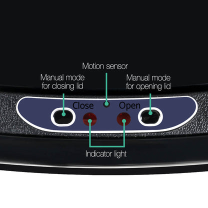 Devanti Motion Sensor Bin 68L Hands-Free Touchless Kitchen Waste