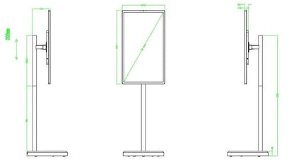 Movable Smart Screen TV 32 Inch