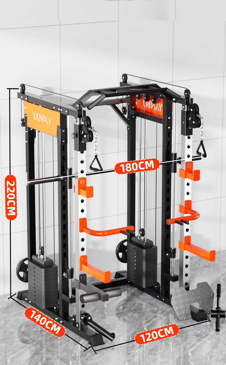 SmartFit M1 Max 140kg Pin Loaded Multi Functional Training Smith Machine Home Gym Power Rack Machine package