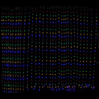 Samland 750 LED 620cmx240cm Copper Wire Curtain Light in Multi Colour