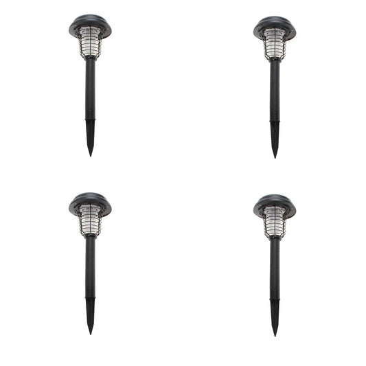 Lenoxx Wireless Solar-Powered Mosquito Killer Lamp (4-Piece, Black) - Mekamart Australia