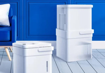 Midea Cube dehumidifier with smart wi-fi, 12L tank for up to 20L per day dehumidification MDDM20