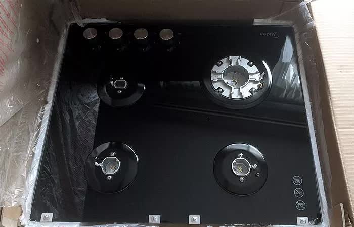 Gas Glass Cooktop 60cm Black