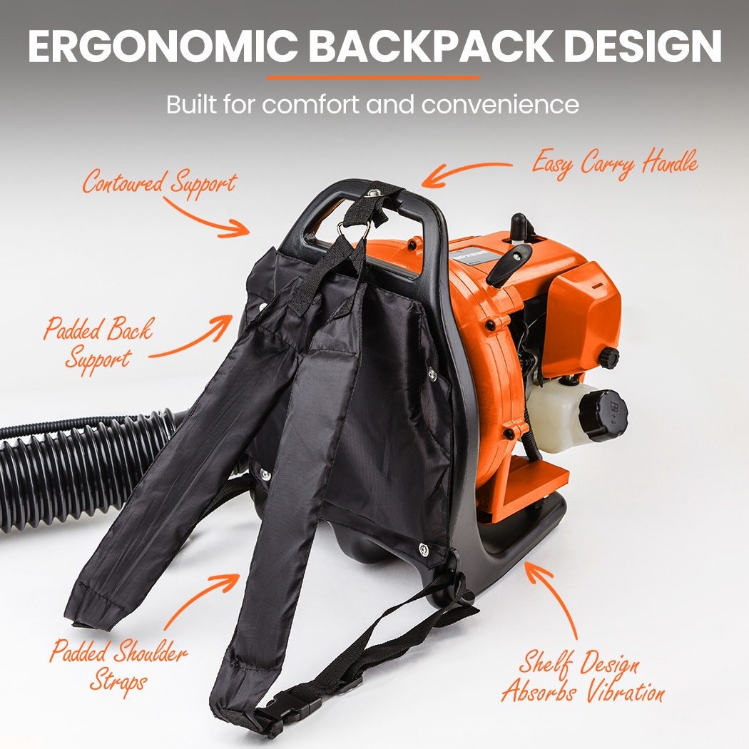 MTM 30CC Backpack Petrol Leaf Blower 2 Stroke Commercial Garden Yard Outdoor