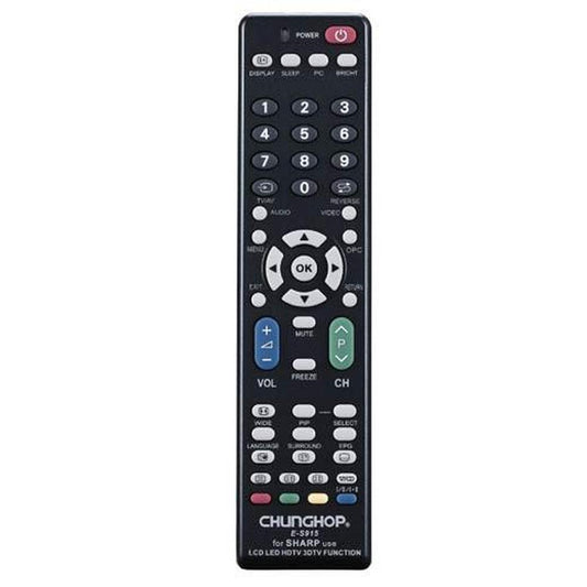 Chunghop Universal TV Remote Control Compatible with Sharp LCD Smart HD Plasma