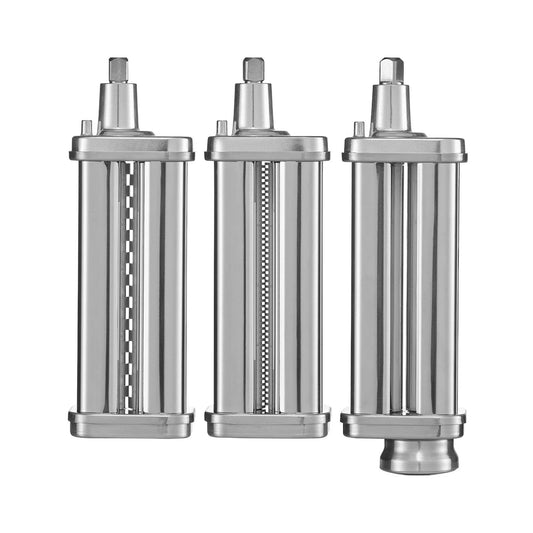 Kitchee Pasta Noodle Maker Roller Cutter Attachments - Compatible with KitchenAid Mixer - Mekamart Australia