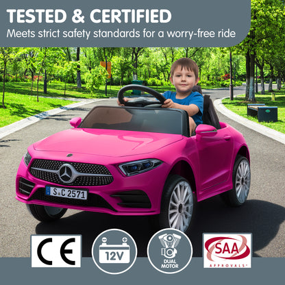 Kahuna Mercedes Benz CLS 350 Kids Electric Ride On Car with Remote Control - Pink