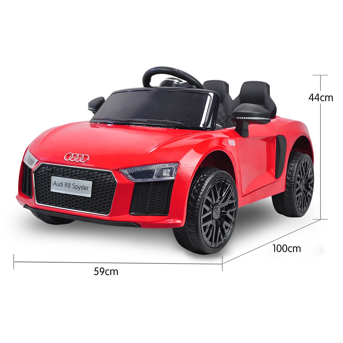 Kahuna Kahuna R8 Spyder Audi Licensed Kids Electric Ride On Car Remote Control - Red