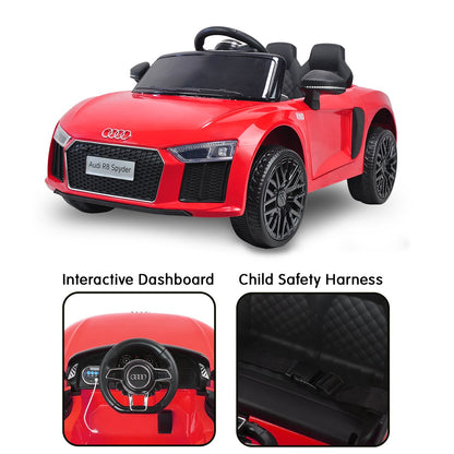 Kahuna Kahuna R8 Spyder Audi Licensed Kids Electric Ride On Car Remote Control - Red