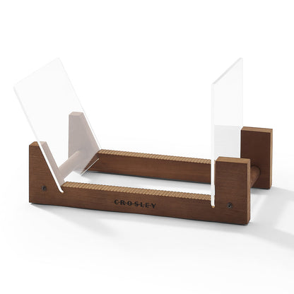 Crosley Voyager Bluetooth Portable Turntable - Cocoa + Bundled Crosley Record Storage Display Stand