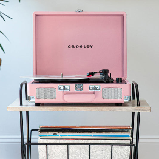 Crosley Cruiser Bluetooth Portable Turntable -  Blush Pink