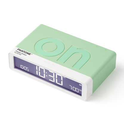 Lexon Flip Classic Reversible Alarm Clock PANTONE - Green