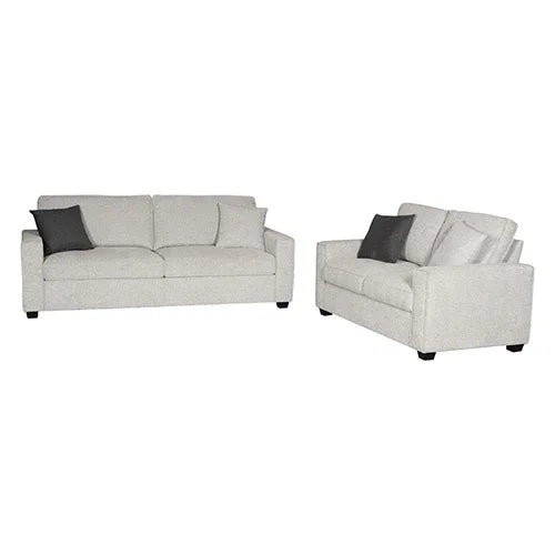 Milano 3-2 Seater Sofa Set Polyester Fabric Multilayer Two Pillows Attached Individual Pocket Spring - Mekamart Australia