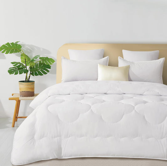 Ultra-Warm Bamboo-Blend Winter Quilt 500GSM - Hypoallergenic, Breathable & Dust-Mite Resistant Quilt