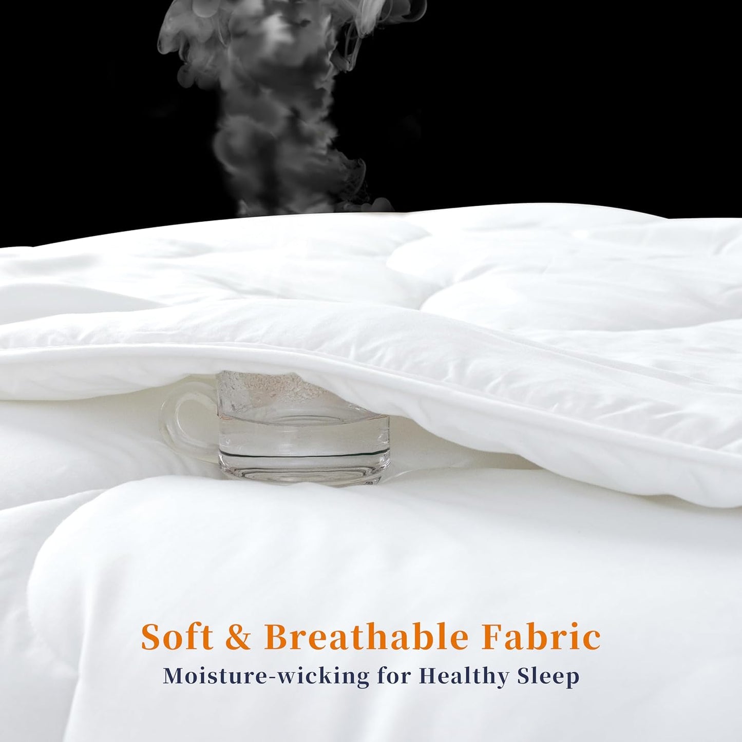 Ultra-Warm Bamboo-Blend Winter Quilt 500GSM - Hypoallergenic, Breathable & Dust-Mite Resistant Quilt