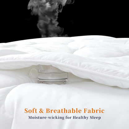 Ultra-Warm Bamboo-Blend Winter Quilt 500GSM - Hypoallergenic, Breathable & Dust-Mite Resistant Quilt