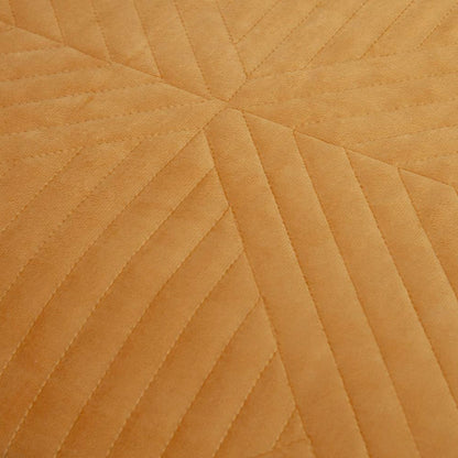 J.Elliot Home Merida Mustard Velvet Quilted Coverlet Set Queen/King