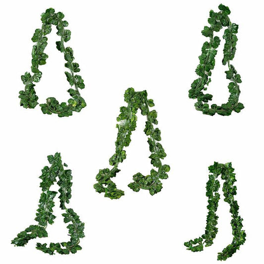12 X 2M Artificial Ivy Vine Fake Foliage Flower Hanging Leaf Garland Plant Party - Begonia Leaves
