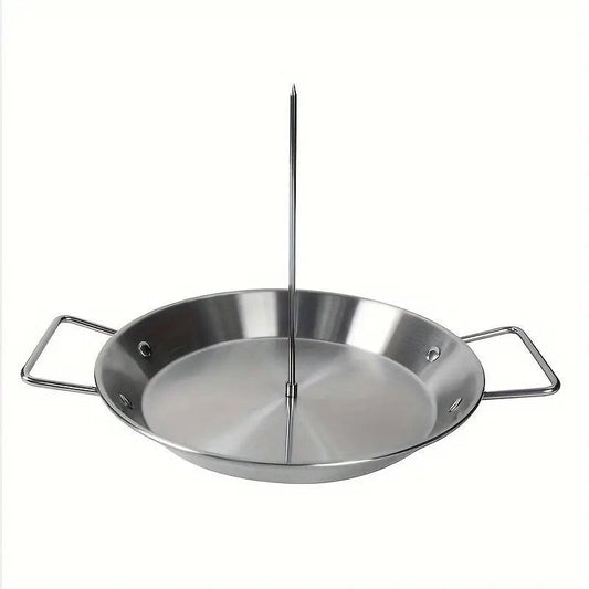 Stainless Steel Vertical Skewer Grill Pan Barbecue Kebab Rack Grill Cooking Tool