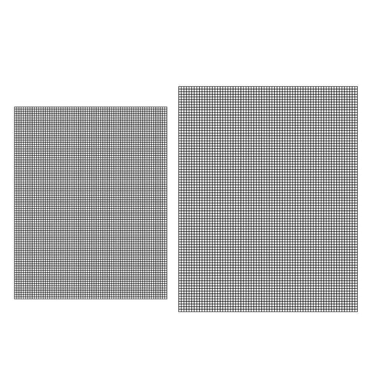 3/6/10PCS Non-Stick BBQ Grill Mat Mesh Liner Cooking Barbecue Sheet Baking Pad - 40X30cm-6PCS