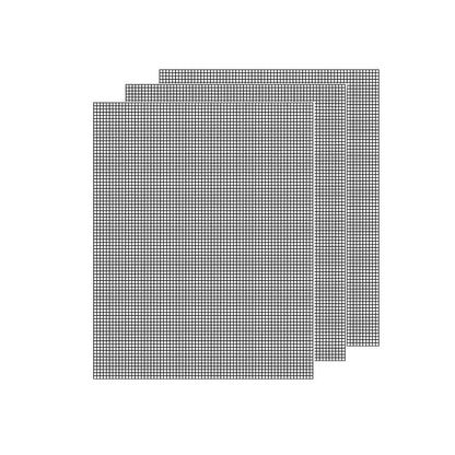 3/6/10PCS Non-Stick BBQ Grill Mat Mesh Liner Cooking Barbecue Sheet Baking Pad - 40X30cm-6PCS