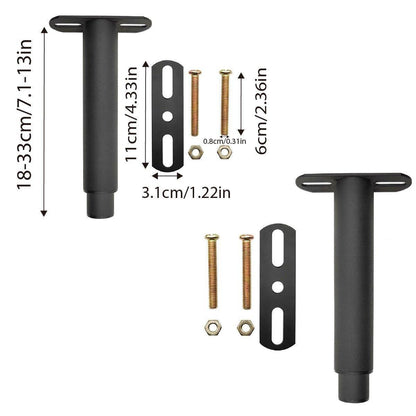 2PCS Bed Legs Adjustable Retractable Heavy Duty Bed Center Frame Support Feet