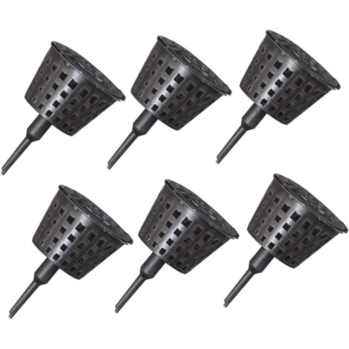 100x Plastic Fertilizer Baskets with Lid Balcony Gardening Tools Bonsai Supplies