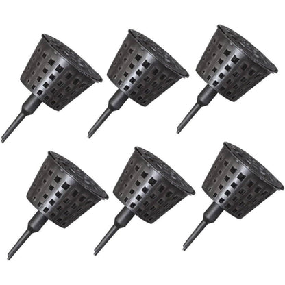 100x Plastic Fertilizer Baskets with Lid Balcony Gardening Tools Bonsai Supplies