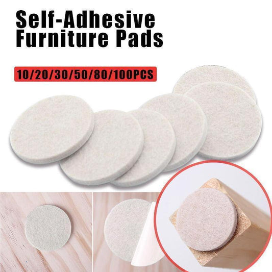 Felt Pad Furniture Floor Protector Pads Self Adhesive Round Heavy Duty - 10PCS