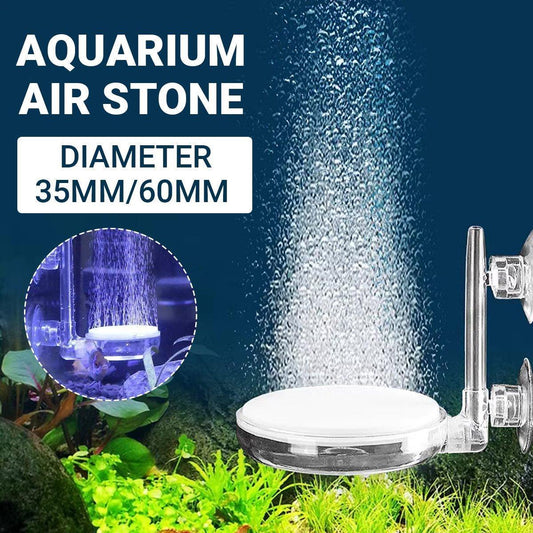 Quiet Bubble Stone Aerator Head Fish Tank Oxygen Pump Nano Air Disc Atomizer - Diameter 35MM - Mekamart Australia
