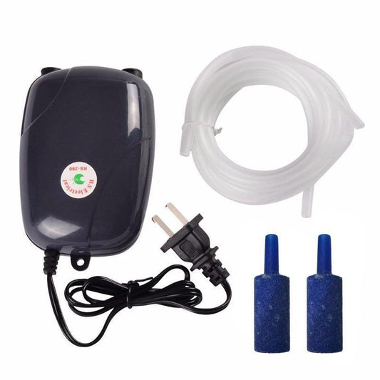 Quiet Fish Tank Oxygen Air Pump Aquarium Aerator Adjustable Airflow Fish Supply