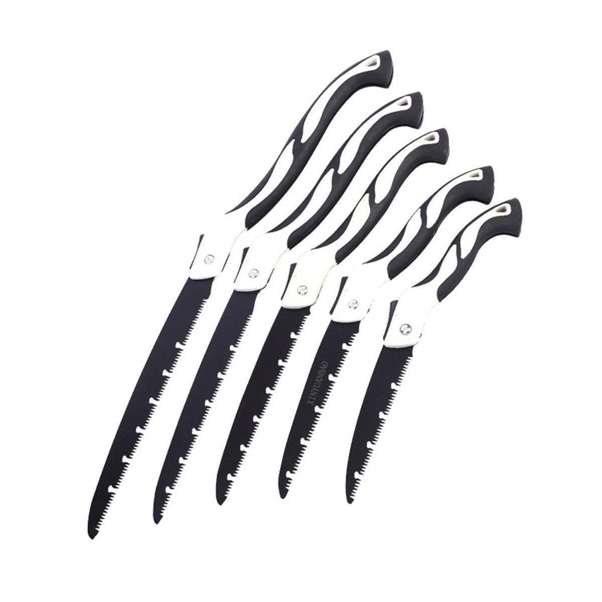 Folding Outdoor Hand Saw Portable Quick Cutting Pruning Garden Tree Logging Tool - 210mm