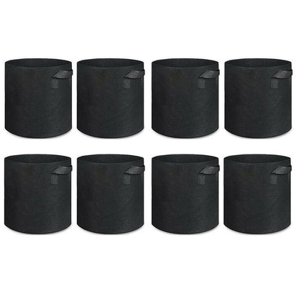 10 Pack Breathable Fabric Plant Grow Pots 2 to 20 Gallon Sizes - 20 Gallon-10PCS