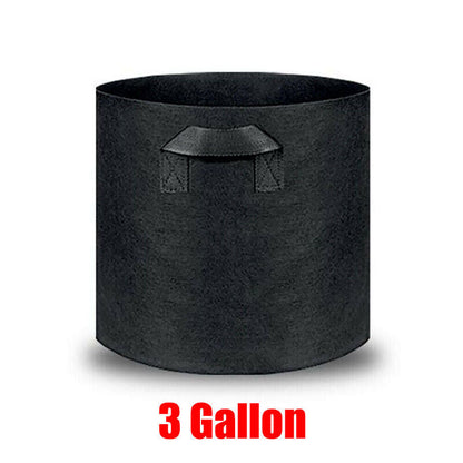 10 Pack Breathable Fabric Plant Grow Pots 2 to 20 Gallon Sizes - 20 Gallon-10PCS