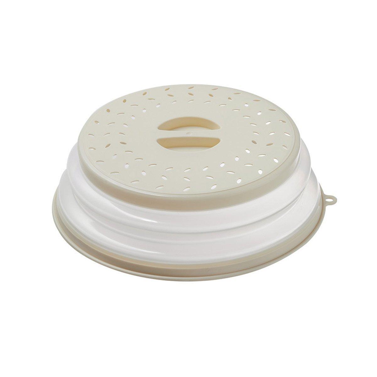 Multifunctional Microwave Oven Food Cover Heat Resistant Folding Splash Guard - Grey