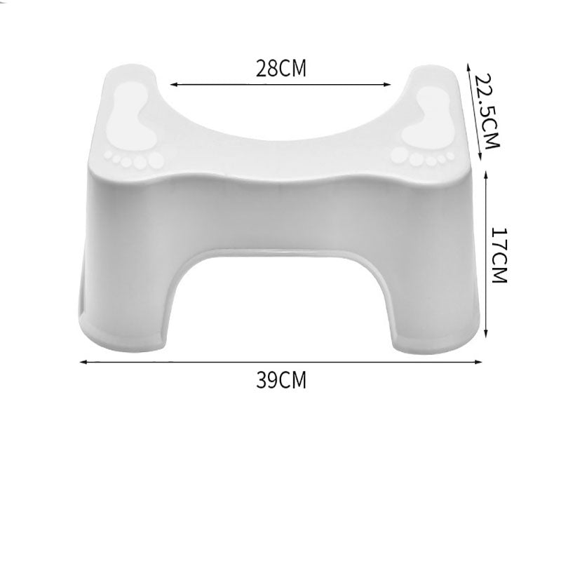 1X Sit And Squat Squatty Potty Stool Non-Slip Toilet Stools Healthy