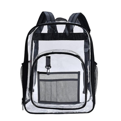 Waterproof Pvc Backpack for Students - Compact and Durable - Small Black
