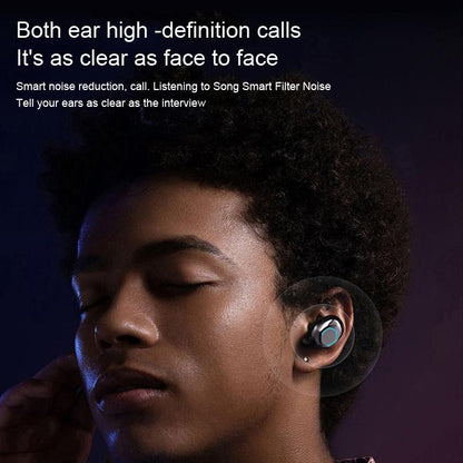 Black True Wireless Bluetooth Earbuds