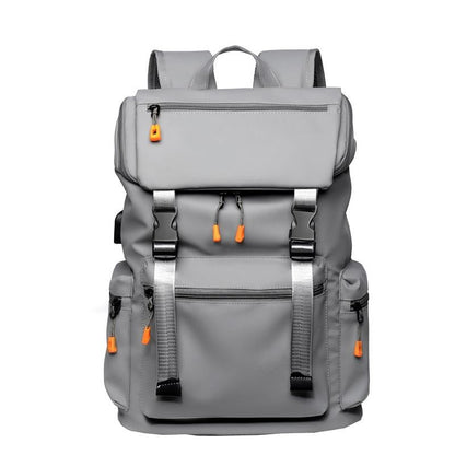 Men Business Travel Backpack - Spacious and Stylish - Black