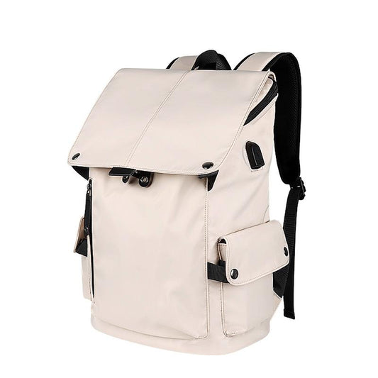 Universal Laptop Backpack With Usb Port - 13-15.6 Inch Capacity - Wine Red