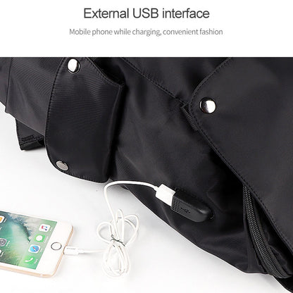 Universal Laptop Backpack With Usb Port - 13-15.6 Inch Capacity - Wine Red