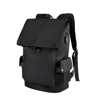 Universal Laptop Backpack With Usb Port - 13-15.6 Inch Capacity - Wine Red