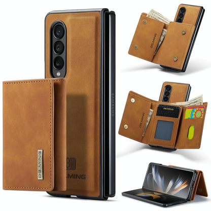 For Samsung Galaxy Z Fold4 5G Wallet Case - 3 Fold Multi Card Holder - Green