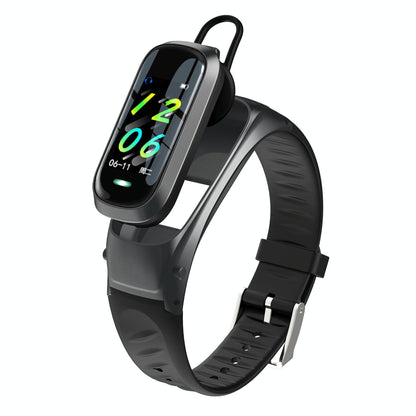 Smart Bracelet With Ai Voice Sleep & Heart Rate Monitoring Call Rejection - Gold