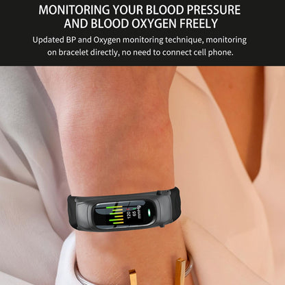 Smart Bracelet With Ai Voice Sleep & Heart Rate Monitoring Call Rejection - Gold