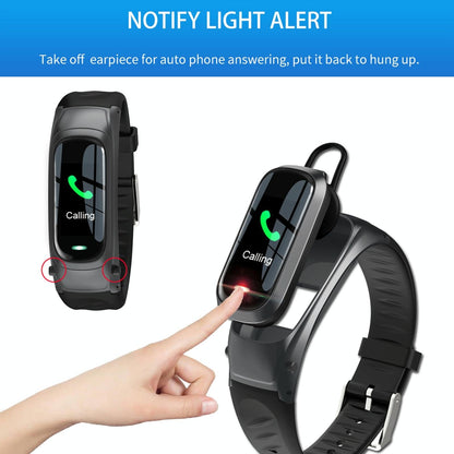 Smart Bracelet With Ai Voice Sleep & Heart Rate Monitoring Call Rejection - Gold