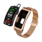 Smart Bracelet With Sleep And Oxygen Monitoring - Tft Display - Rose Gold
