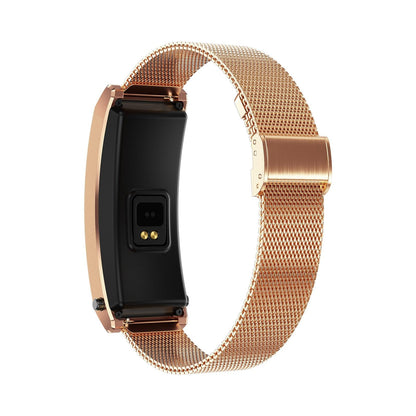 Smart Bracelet With Sleep And Oxygen Monitoring - Tft Display - Rose Gold