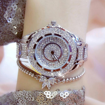 Full Diamond Women Watch - Niche Collection - Silver