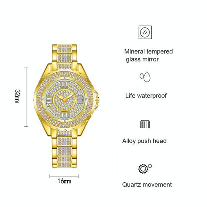 Full Diamond Women Watch - Niche Collection - Silver